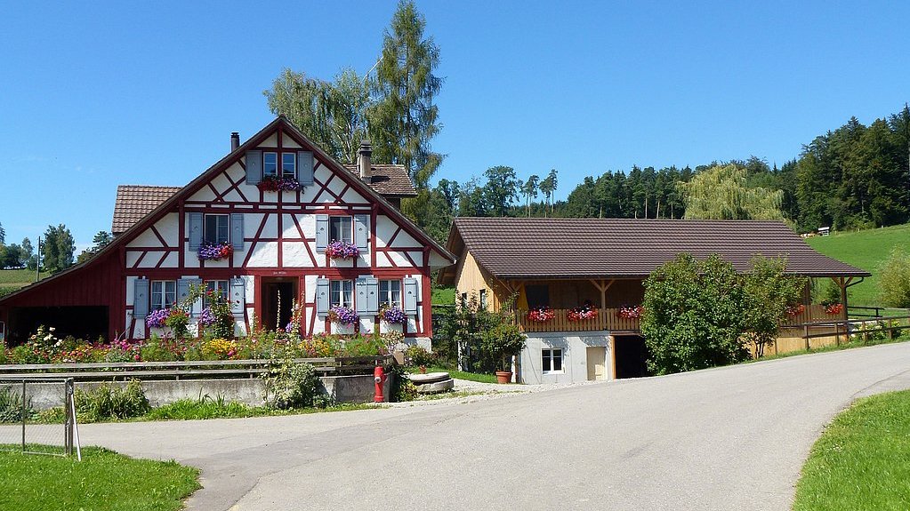 Wohnhaus und Scheune von Mühliei