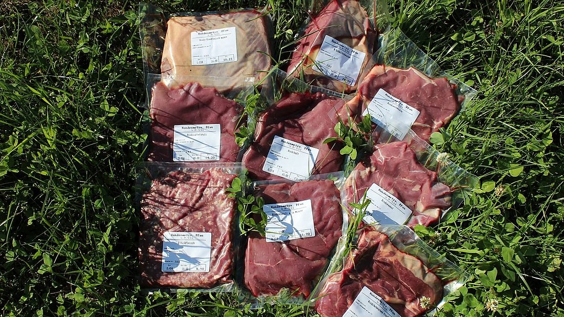 Weiderind feines Weiderindfeisch vom Seerugge